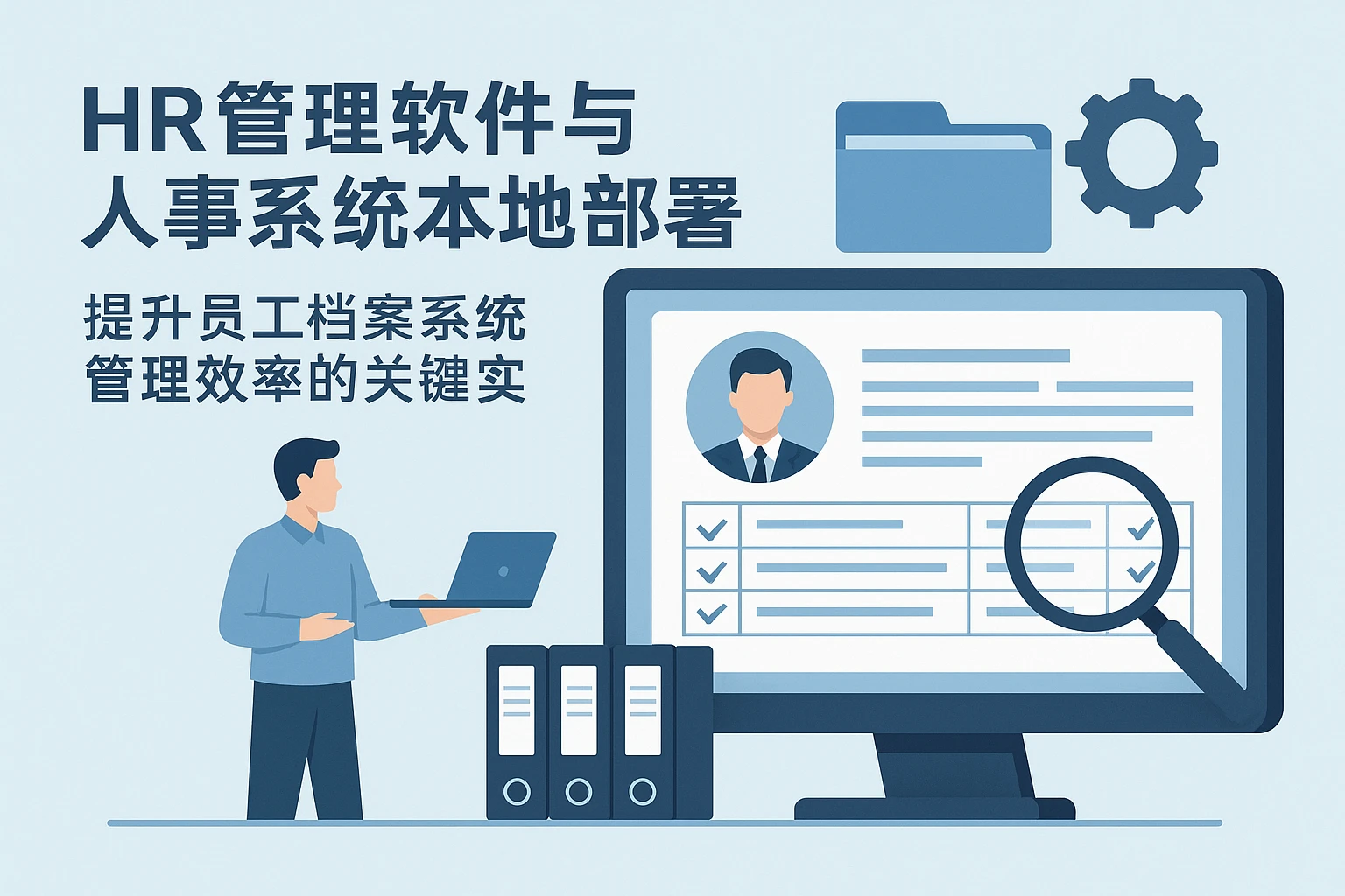 HR管理软件与人事系统本地部署：提升员工档案系统管理效率的关键实践
