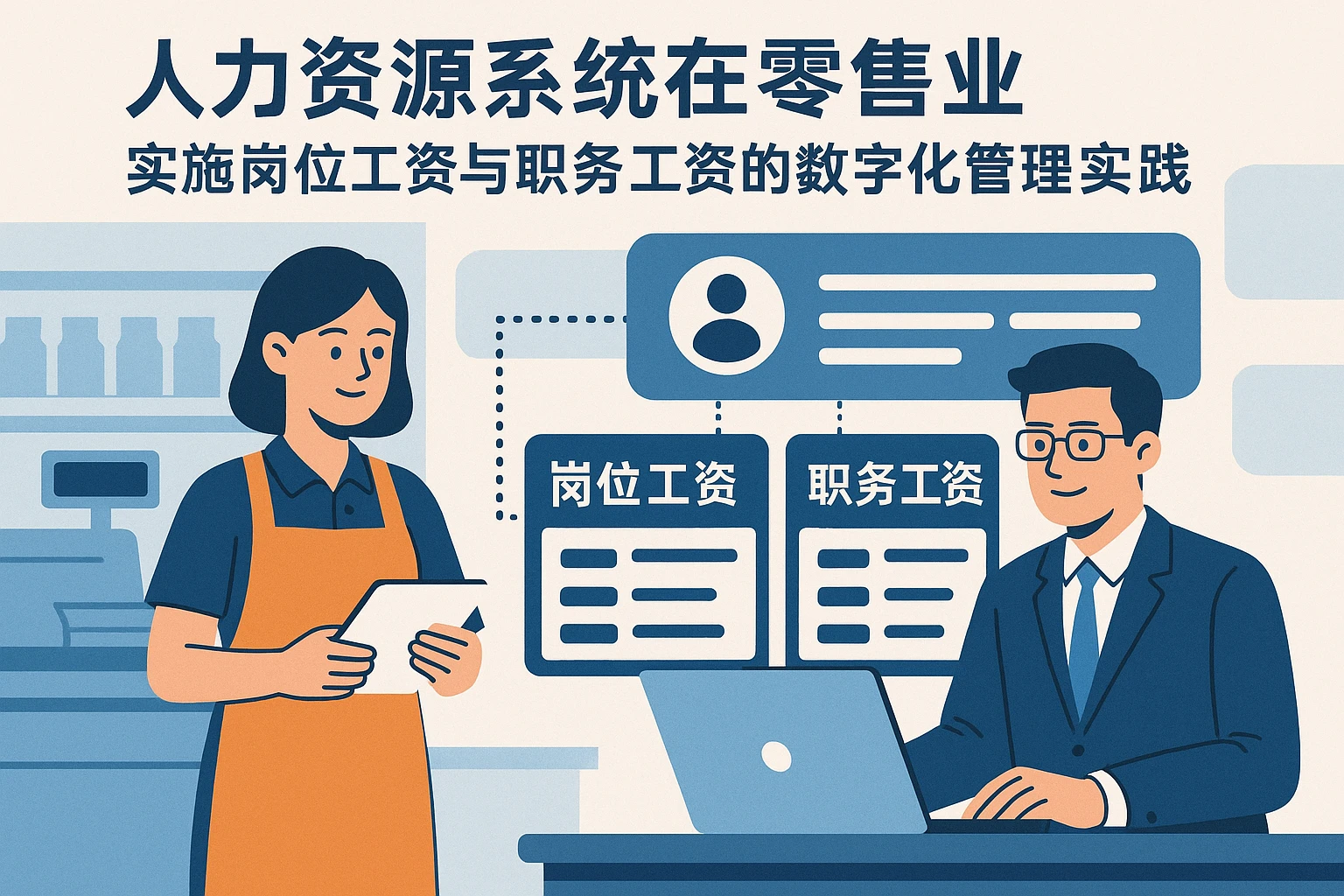 人力资源系统在零售业实施岗位工资与职务工资的数字化管理实践