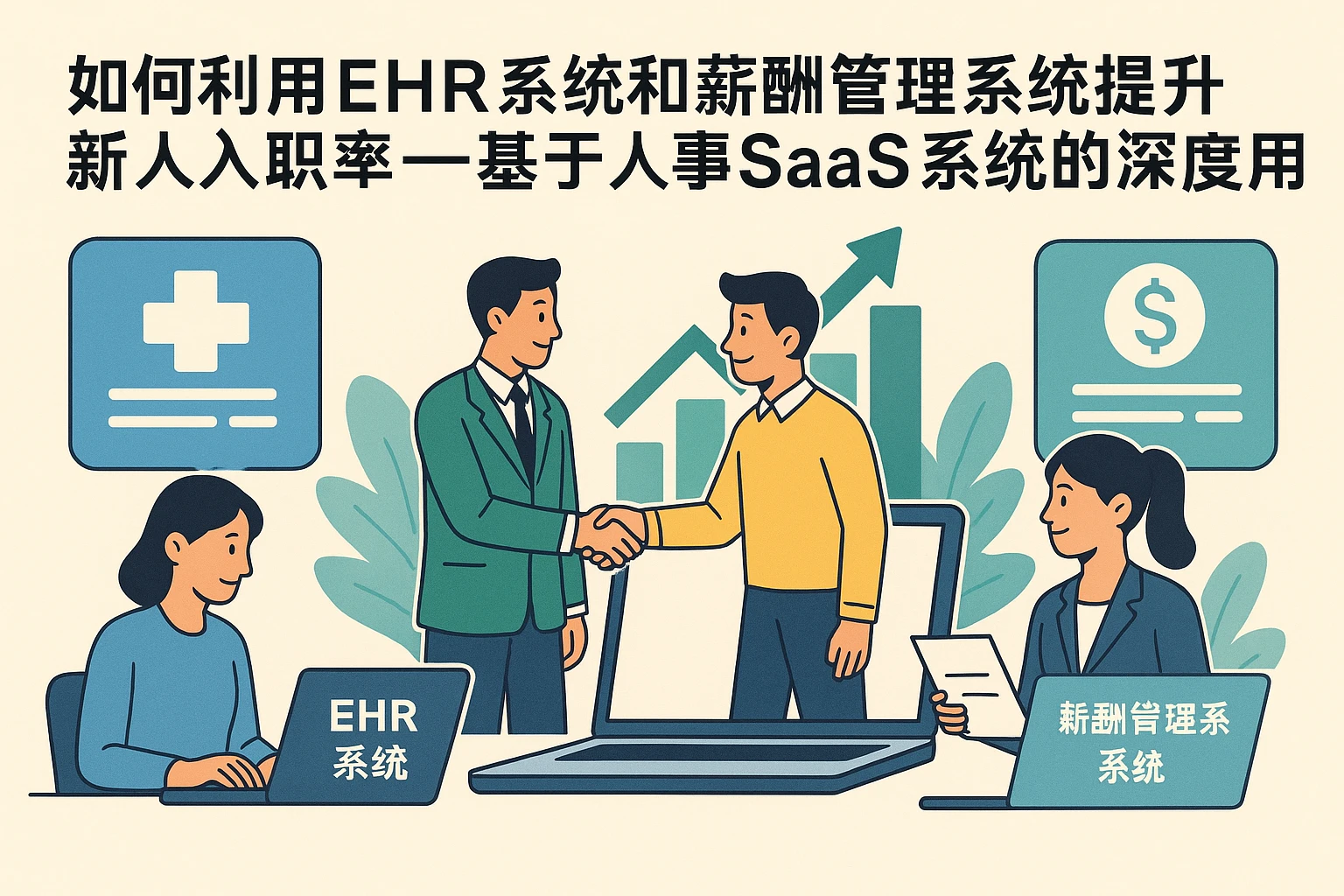 如何利用EHR系统和薪酬管理系统提升新人入职率——基于人事SaaS系统的深度应用