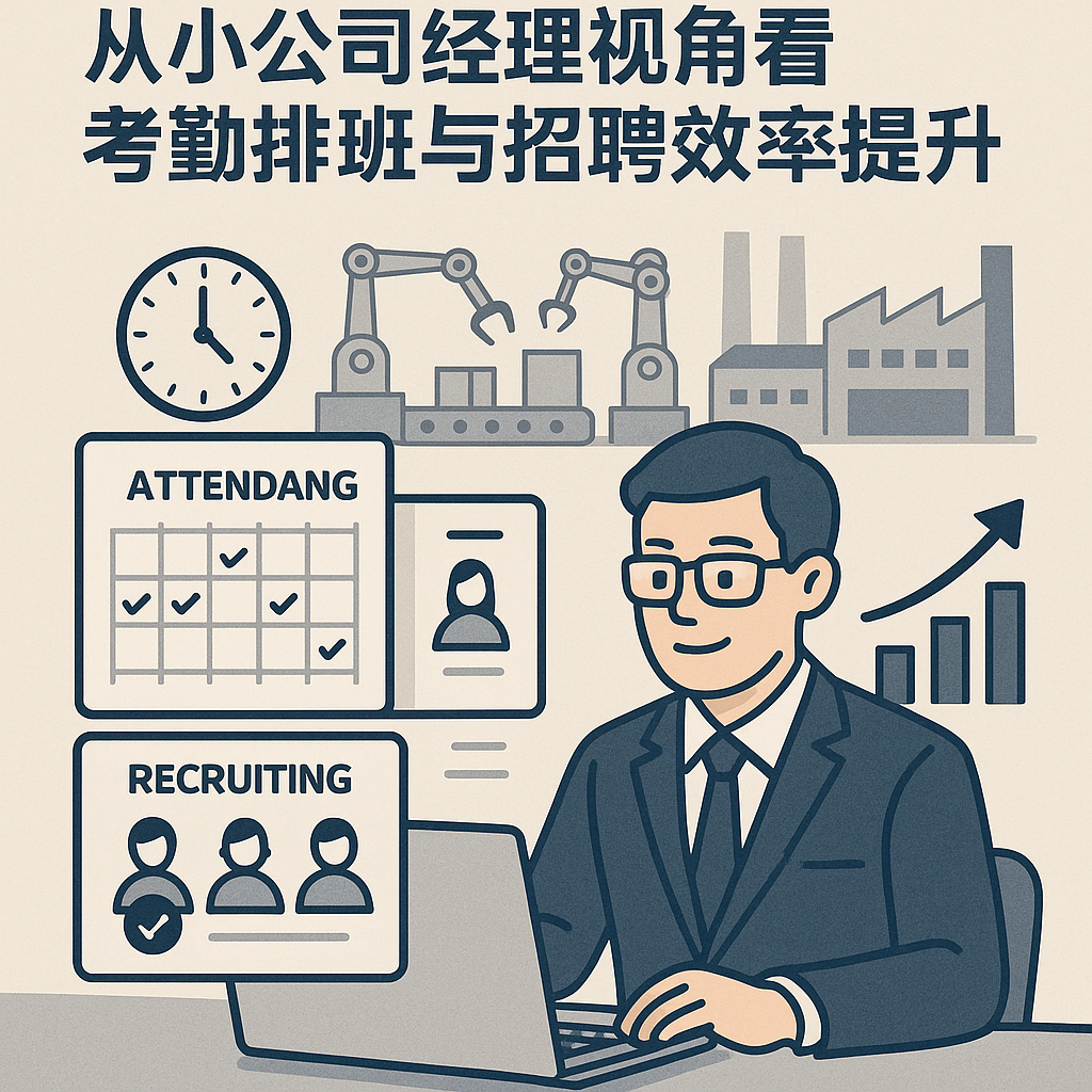 制造业人力资源信息化系统实践：从小公司经理视角看考勤排班与招聘效率提升