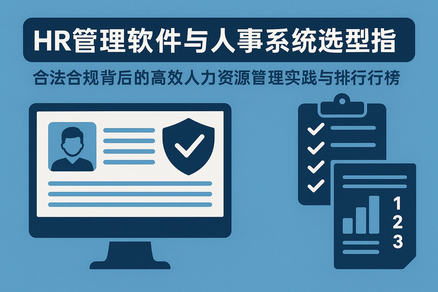 HR管理软件与人事系统选型指南：合法合规背后的高效人力资源管理实践与排行榜