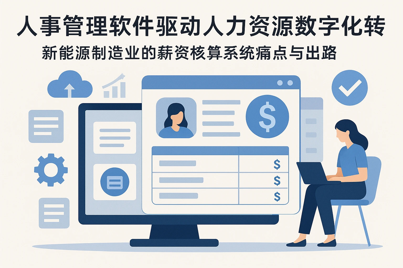 人事管理软件驱动人力资源数字化转型 —— 新能源制造业的薪资核算系统痛点与出路
