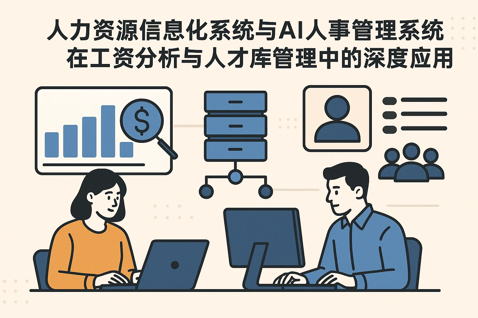 人力资源信息化系统与AI人事管理系统在工资分析与人才库管理中的深度应用
