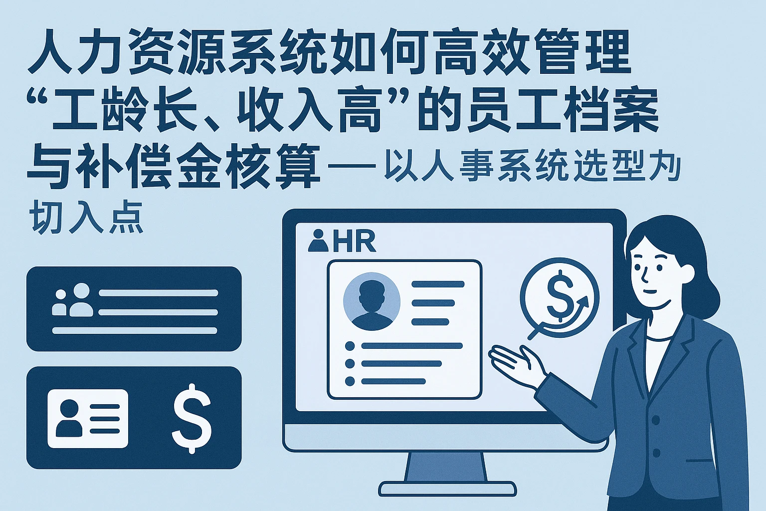 人力资源系统如何高效管理“工龄长、收入高”的员工档案与补偿金核算——以人事系统选型为切入点