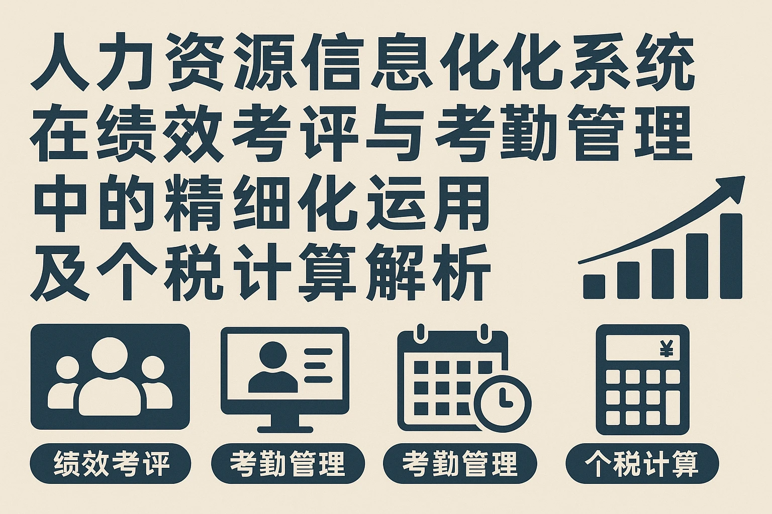 人力资源信息化系统在绩效考评与考勤管理中的精细化运用及个税计算解析