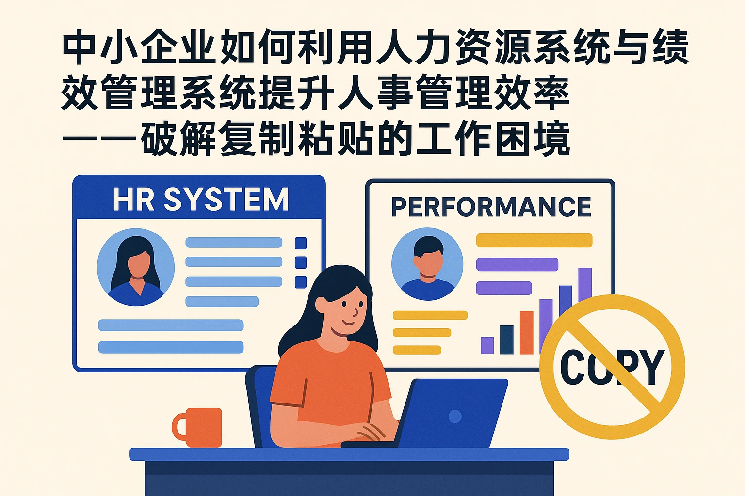 中小企业如何利用人力资源系统与绩效管理系统提升人事管理效率——破解复制粘贴的工作困境