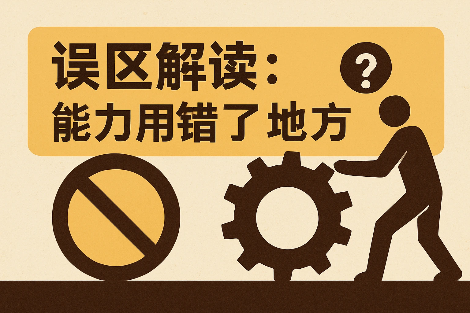 误区解读：能力用错了地方