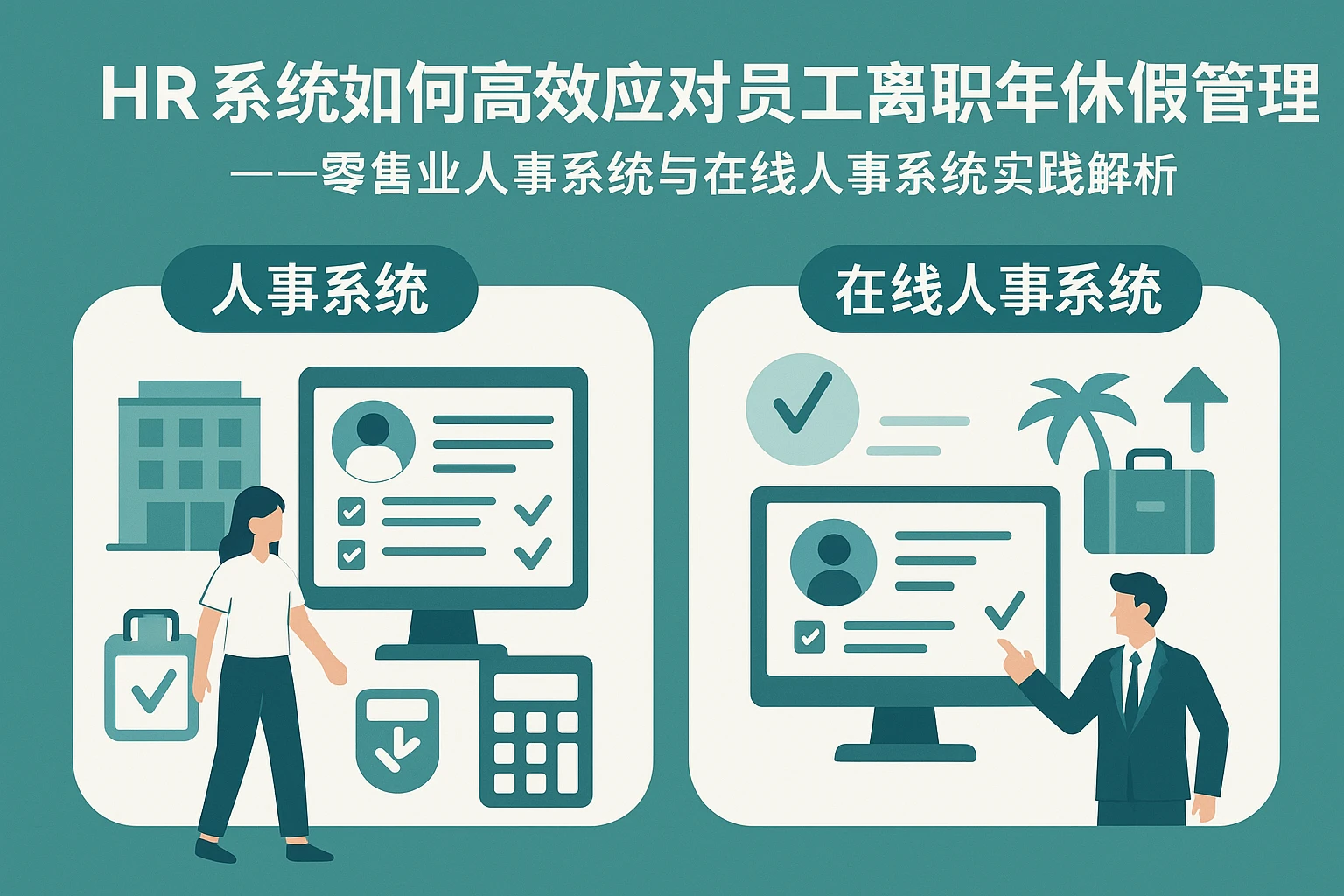HR系统如何高效应对员工离职年休假管理——零售业人事系统与在线人事系统实践解析