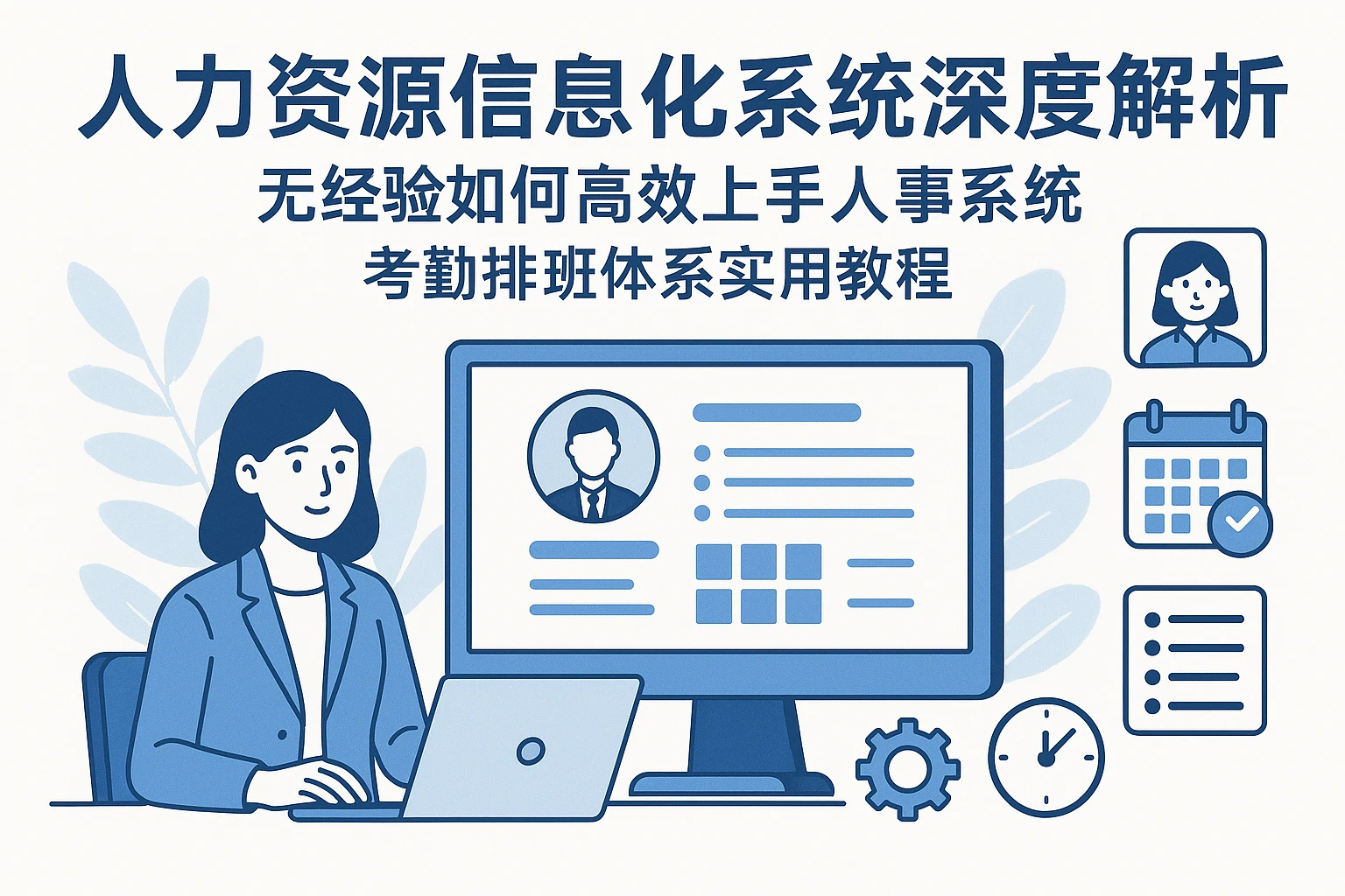 人力资源信息化系统深度解析：无经验如何高效上手人事系统，考勤排班体系实用教程