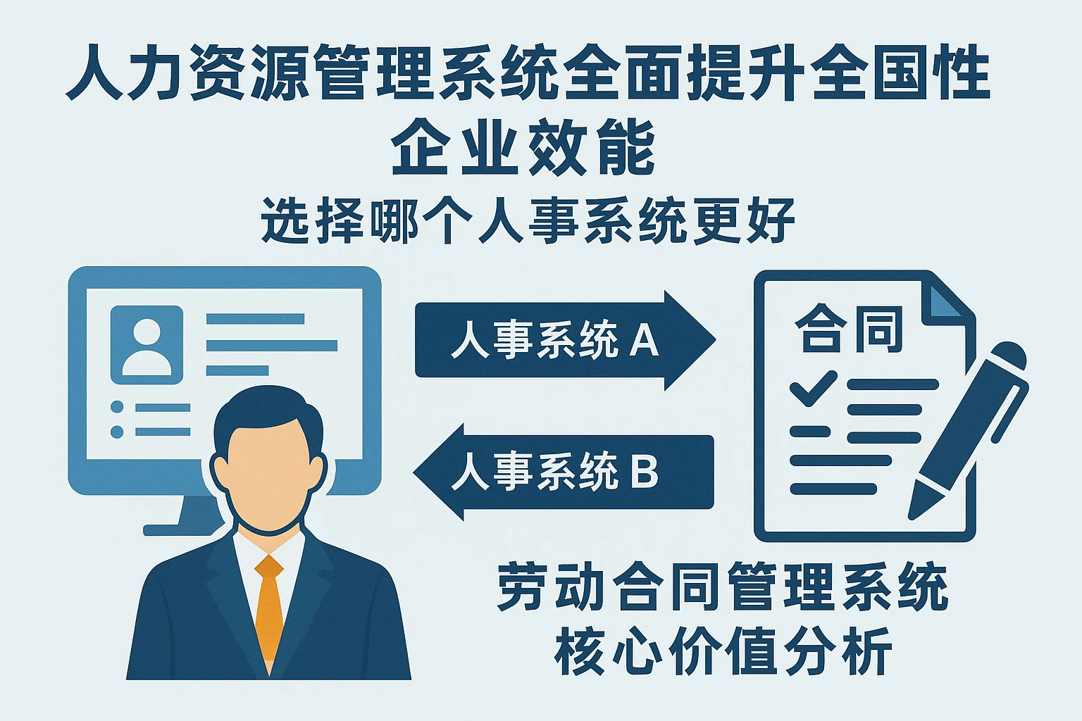 人力资源管理系统全面提升全国性企业效能：选择哪个人事系统更好，劳动合同管理系统核心价值分析