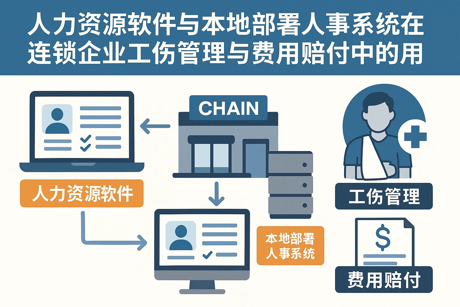 人力资源软件与本地部署人事系统在连锁企业工伤管理与费用赔付中的应用