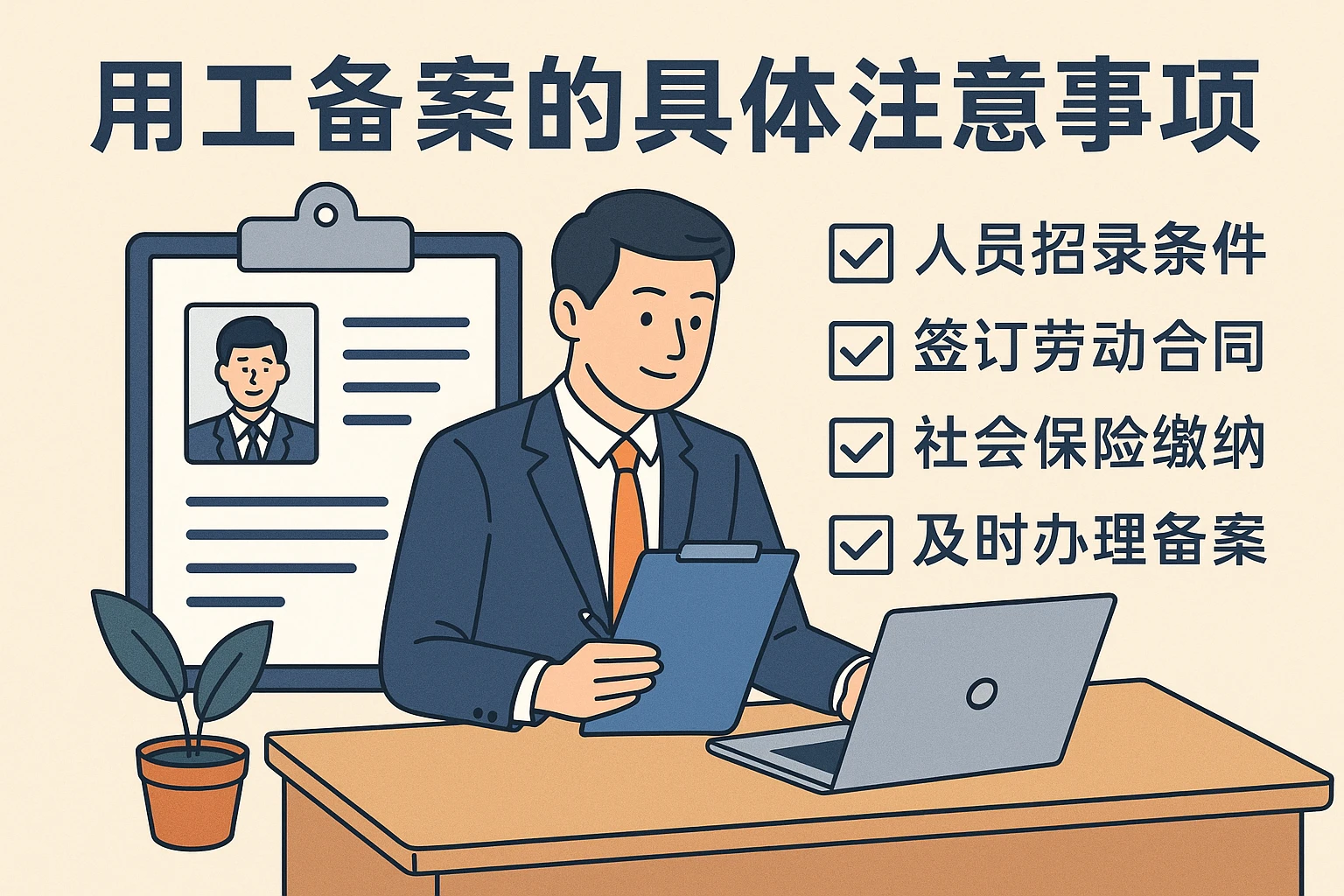 用工备案的具体注意事项