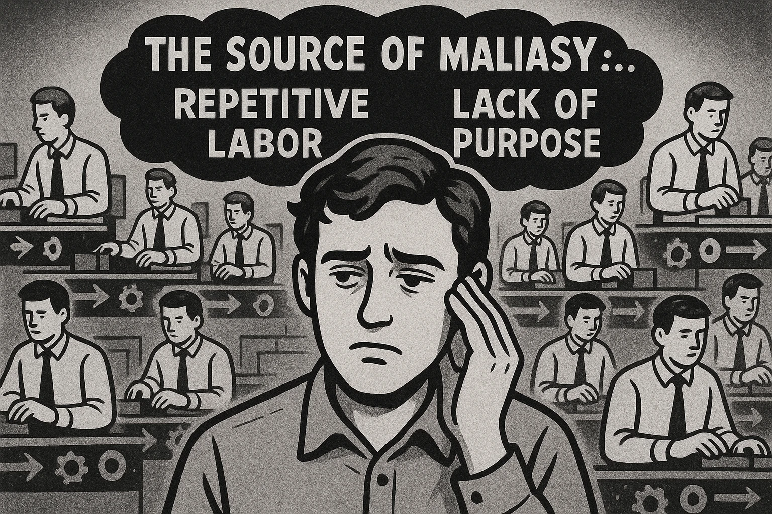 迷茫的根源：重复劳动与价值感缺失