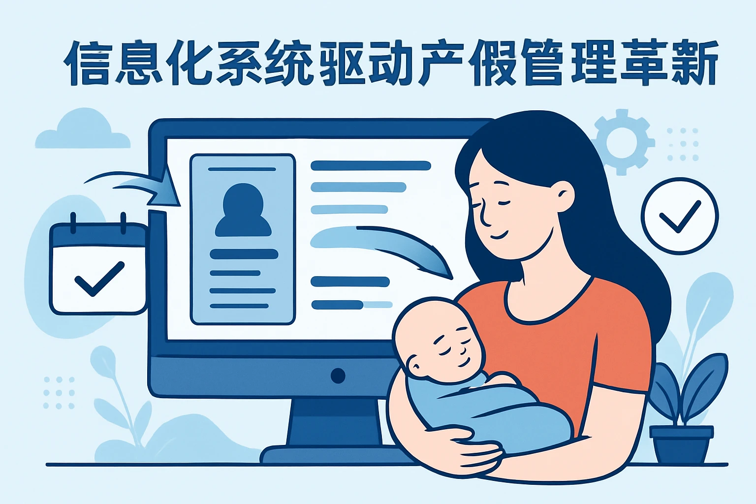 信息化系统驱动产假管理革新