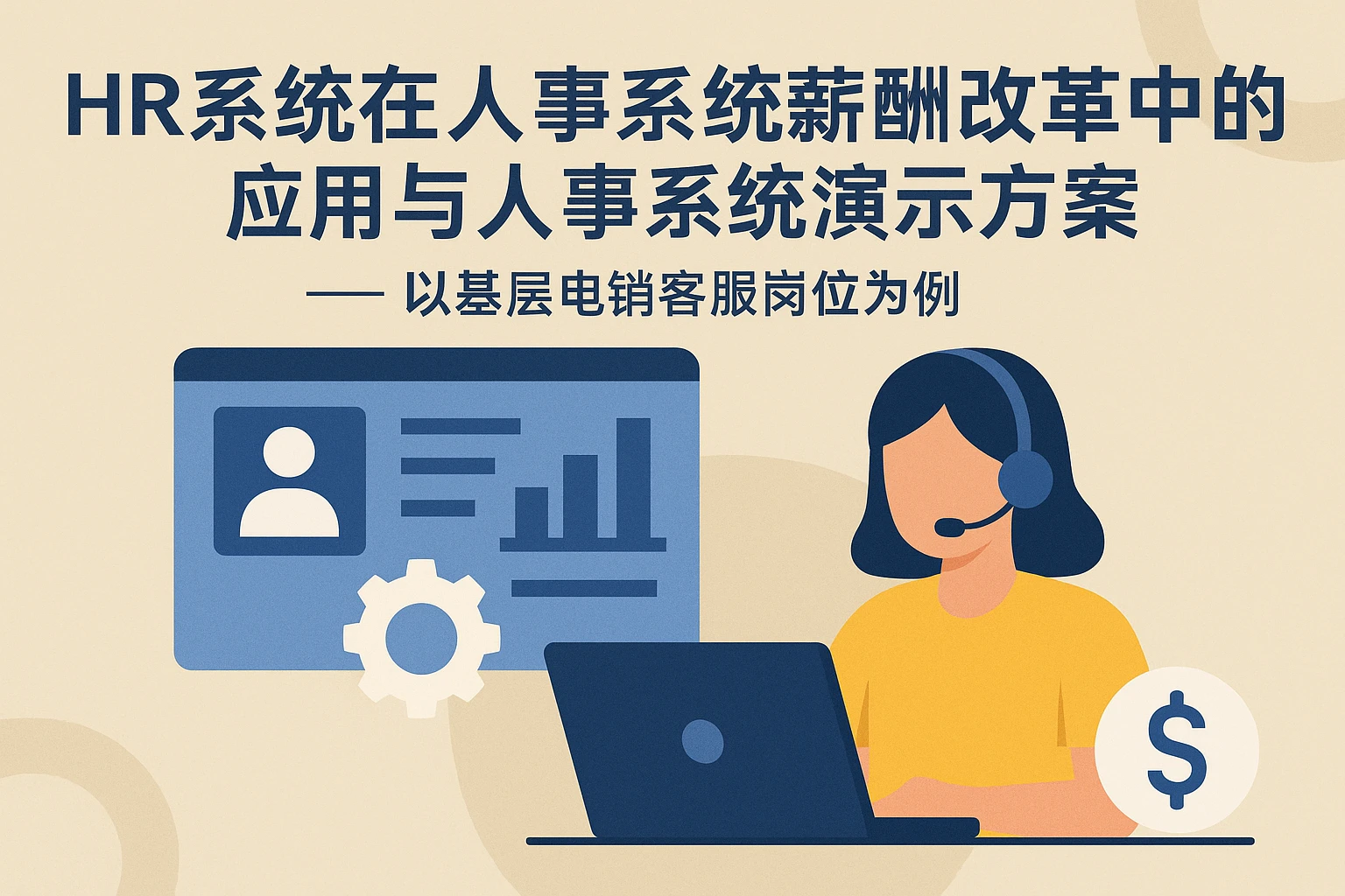 HR系统在人事系统薪酬改革中的应用与人事系统演示方案 —— 以基层电销客服岗位为例