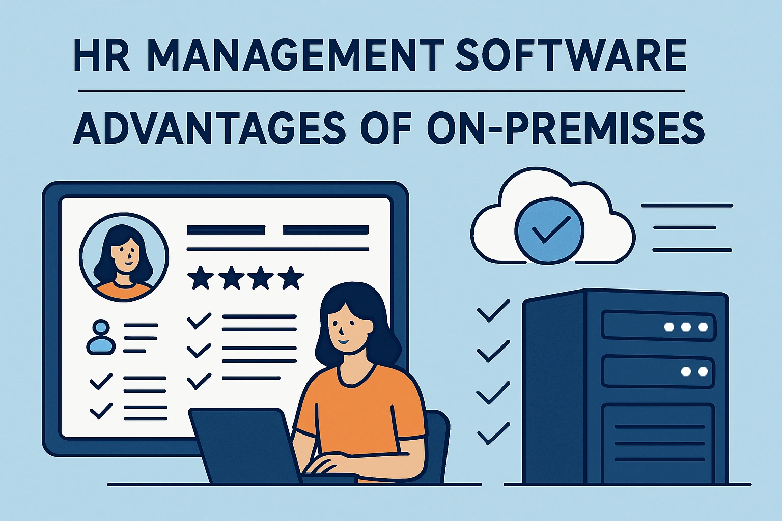 HR管理软件和本地部署的优势