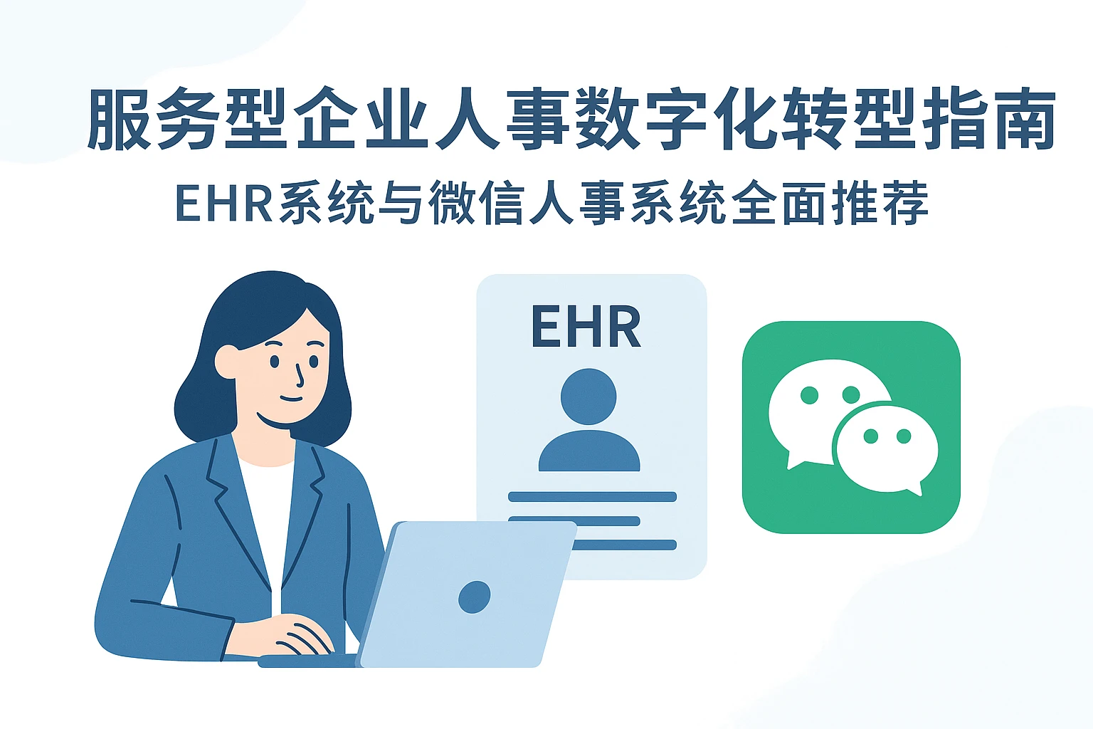 服务型企业人事数字化转型指南:EHR系统与微信人事系统全面推荐