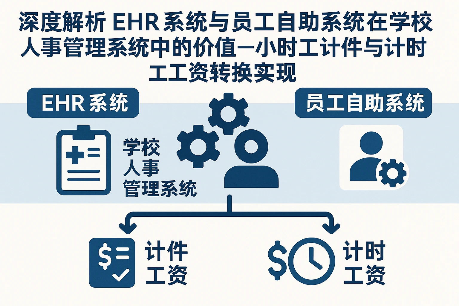 深度解析EHR系统与员工自助系统在学校人事管理系统中的价值——小时工计件与计时工资转换实现