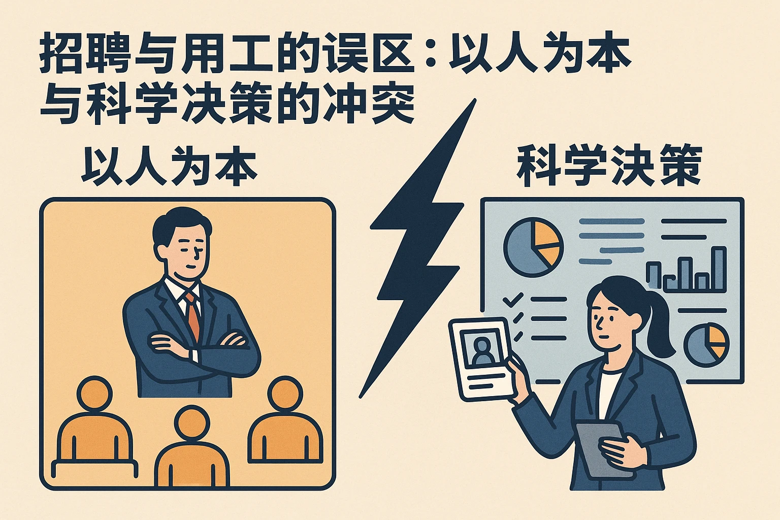 招聘与用工的误区：以人为本与科学决策的冲突