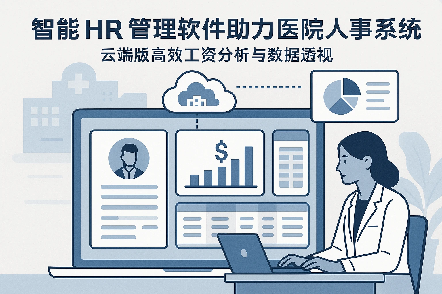 智能HR管理软件助力医院人事系统云端版高效工资分析与数据透视