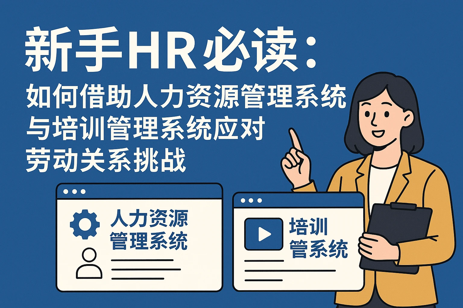 新手HR必读：如何借助人力资源管理系统与培训管理系统应对劳动关系挑战