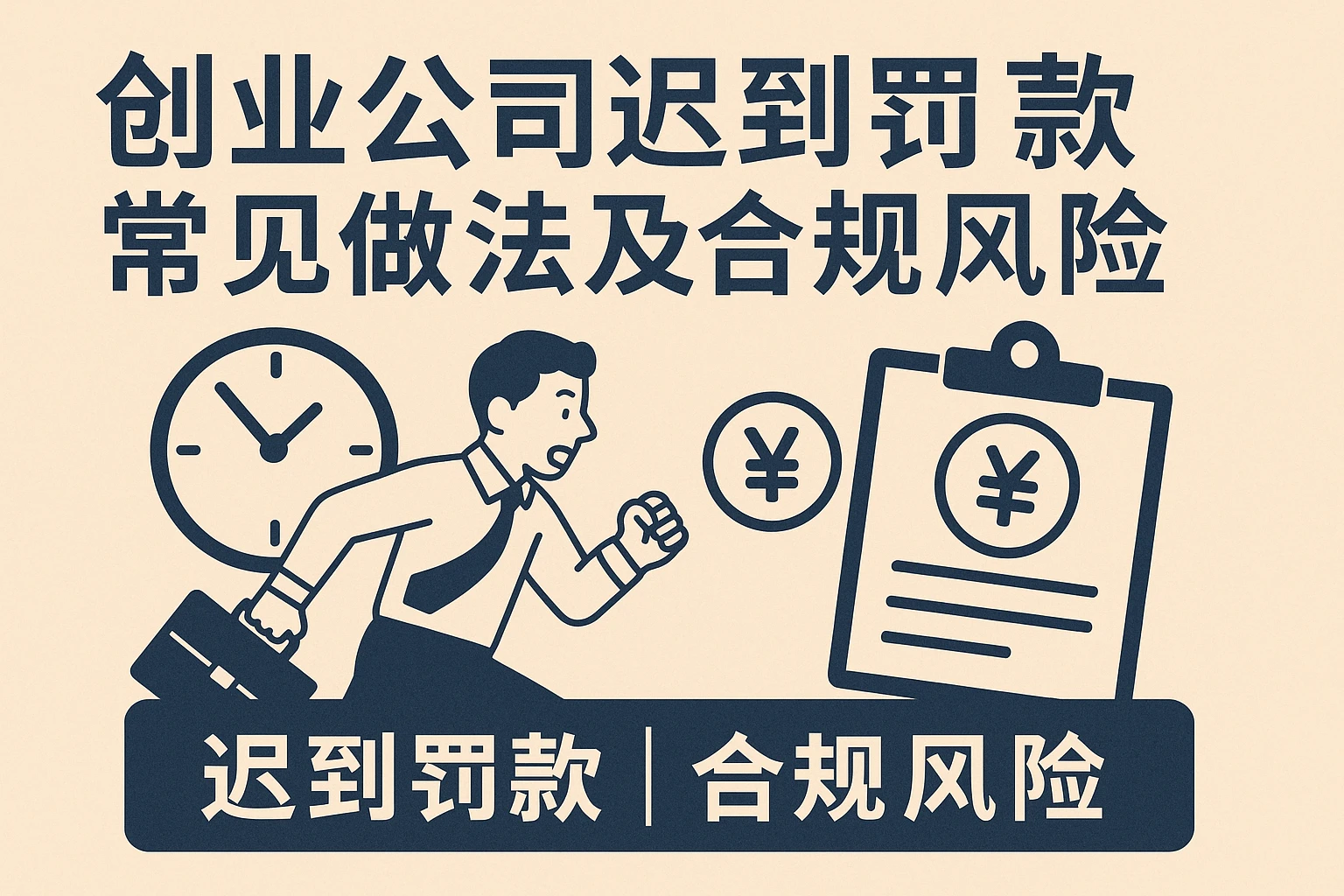 创业公司迟到罚款常见做法及合规风险
