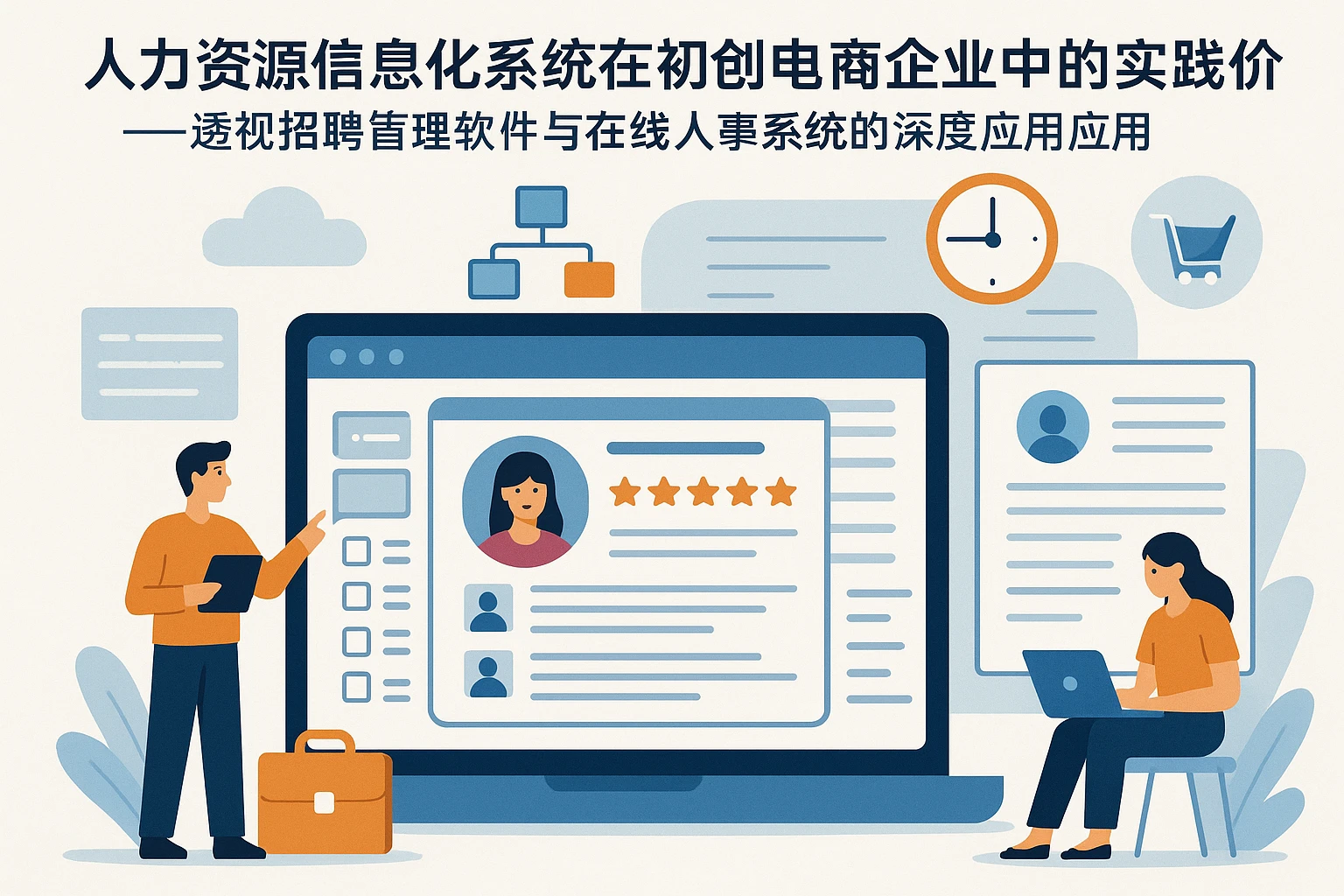 人力资源信息化系统在初创电商企业中的实践价值——透视招聘管理软件与在线人事系统的深度应用