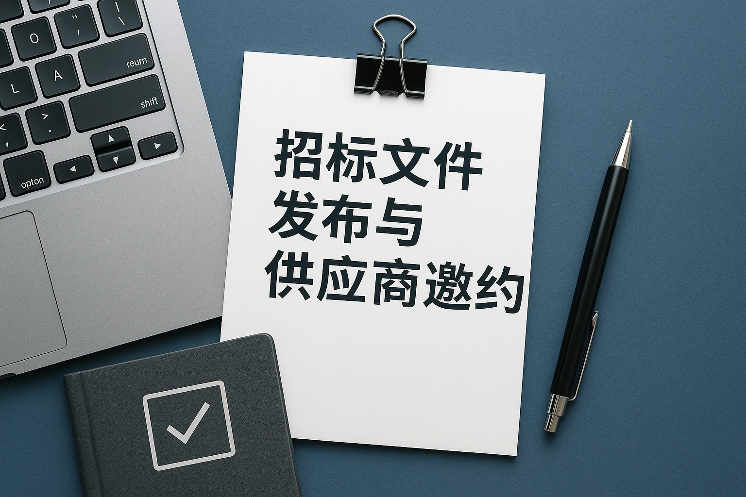 招标文件发布与供应商邀约