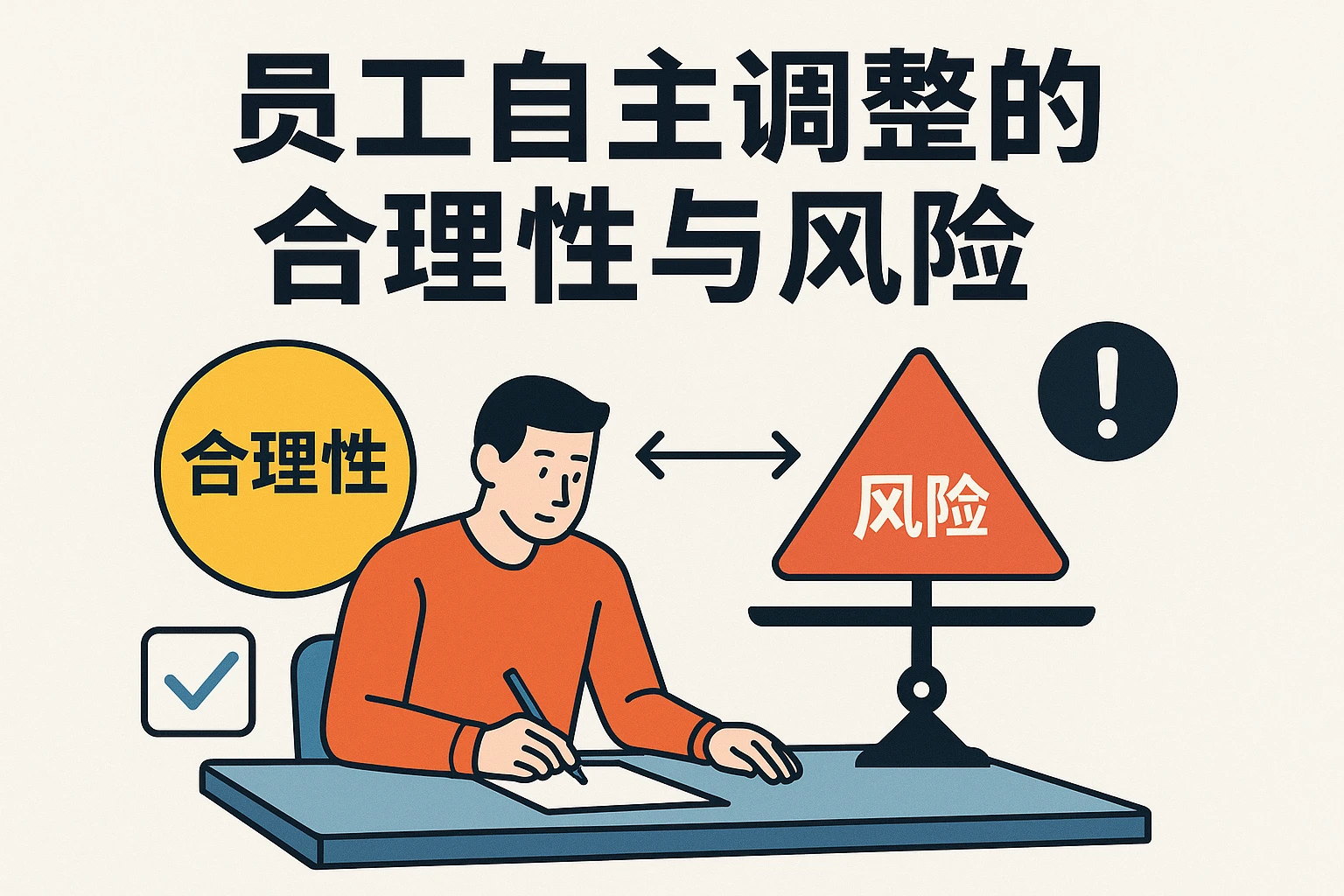 员工自主调整的合理性与风险