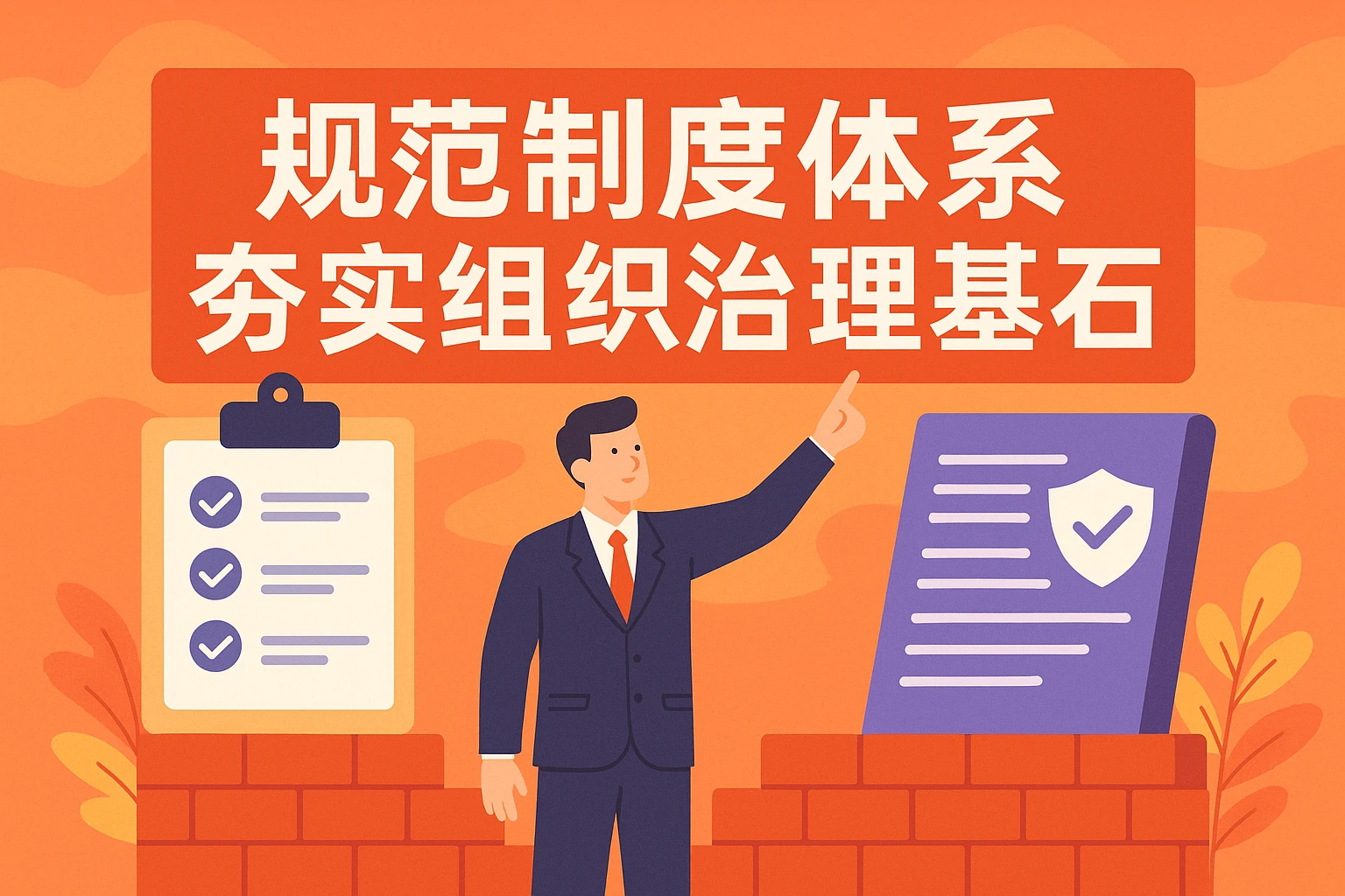 规范制度体系，夯实组织治理基石