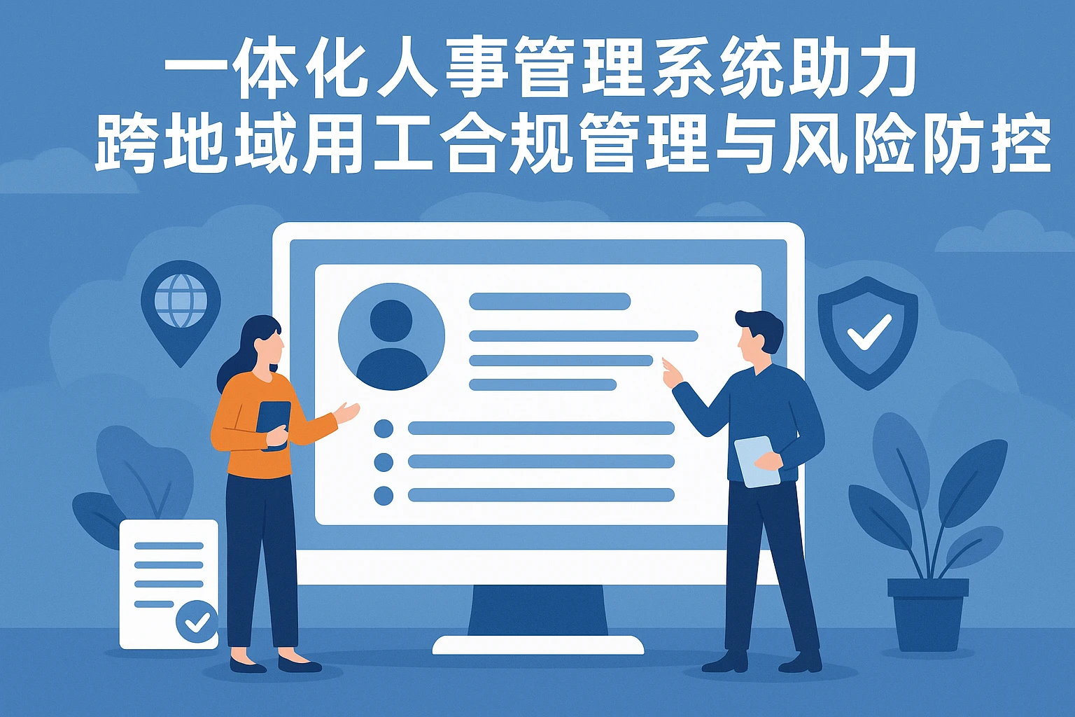 一体化人事管理系统助力跨地域用工合规管理与风险防控