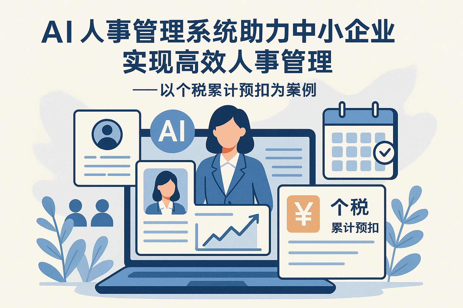 AI人事管理系统助力中小企业实现高效人事管理——以个税累计预扣为案例