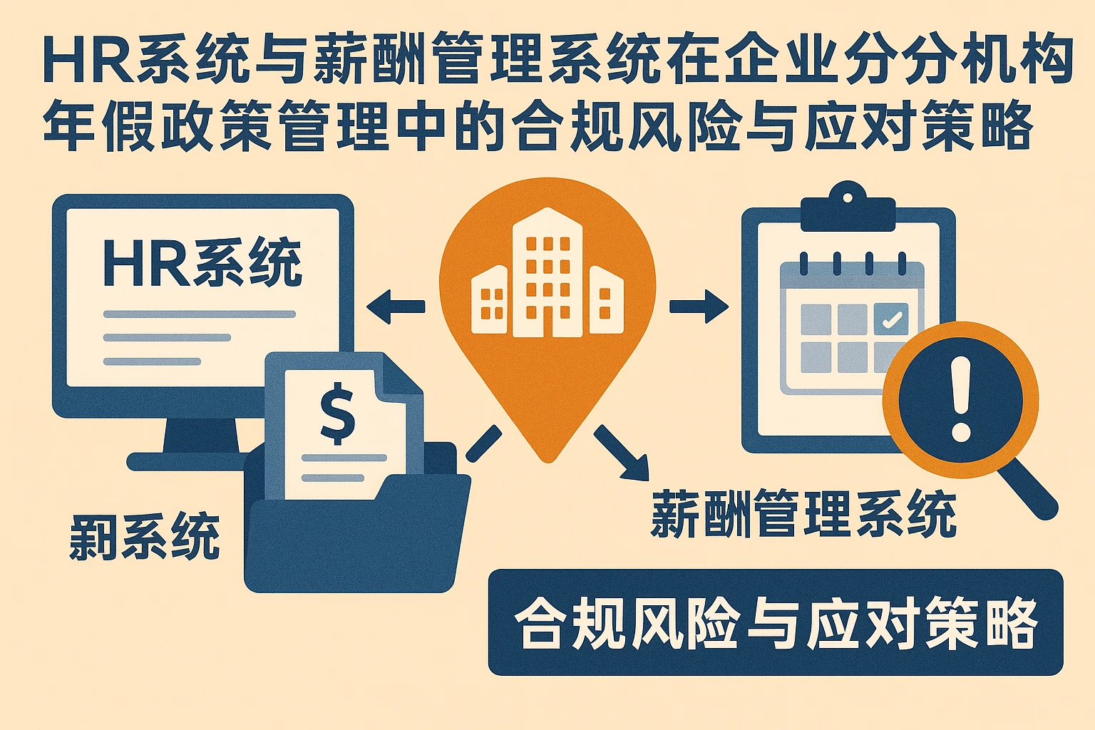 HR系统与薪酬管理系统在企业多分支机构年假政策管理中的合规风险与应对策略