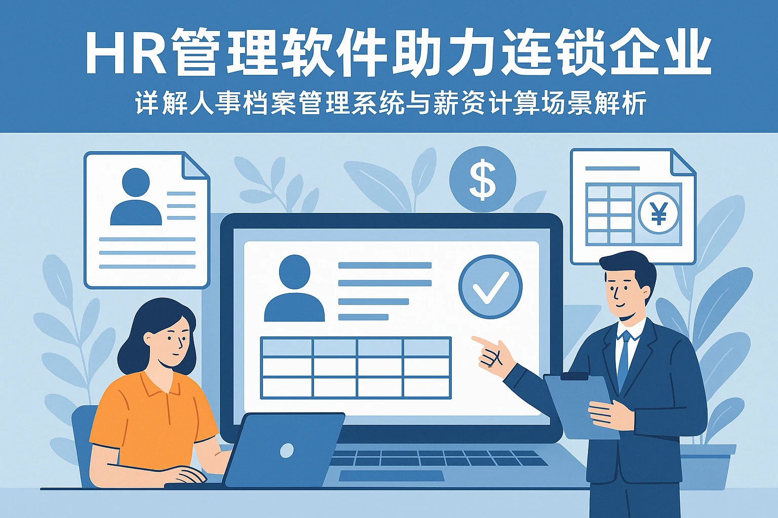 HR管理软件助力连锁企业：详解人事档案管理系统与薪资计算场景解析