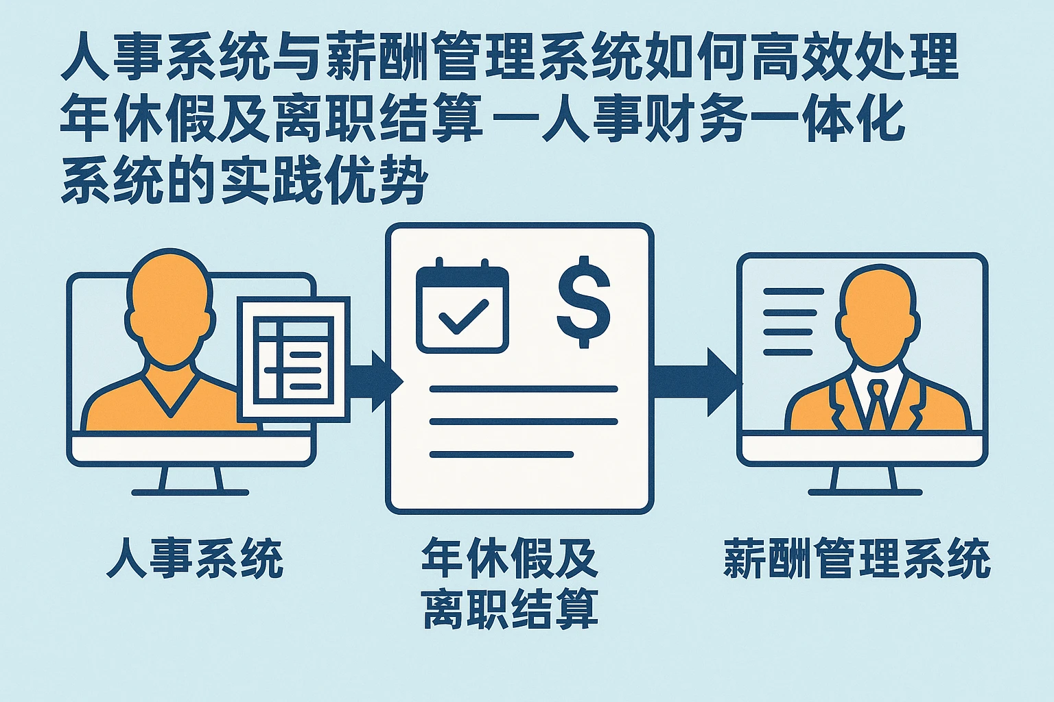 人事系统与薪酬管理系统如何高效处理年休假及离职结算——人事财务一体化系统的实践优势