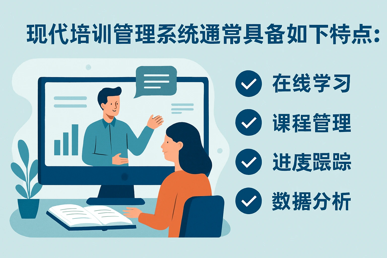 现代培训管理系统通常具备如下特点：