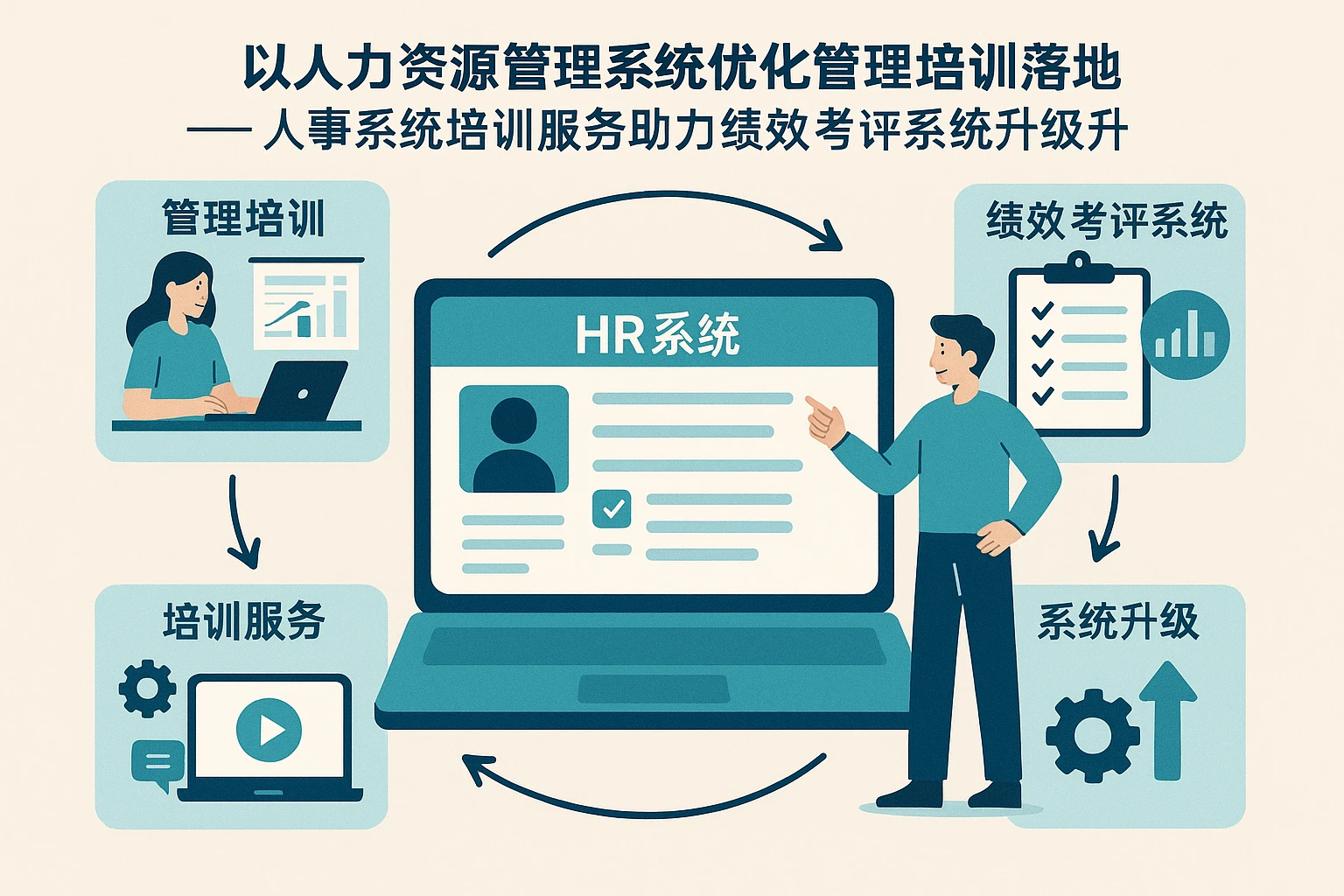 以人力资源管理系统优化管理培训落地——人事系统培训服务助力绩效考评系统升级