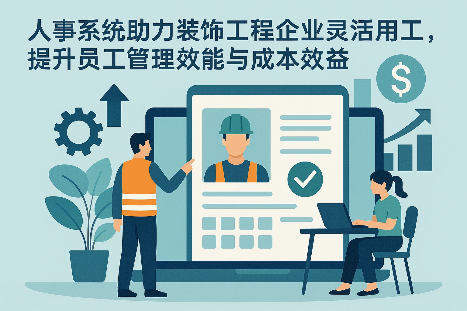 人事系统助力装饰工程企业灵活用工，提升员工管理效能与成本效益
