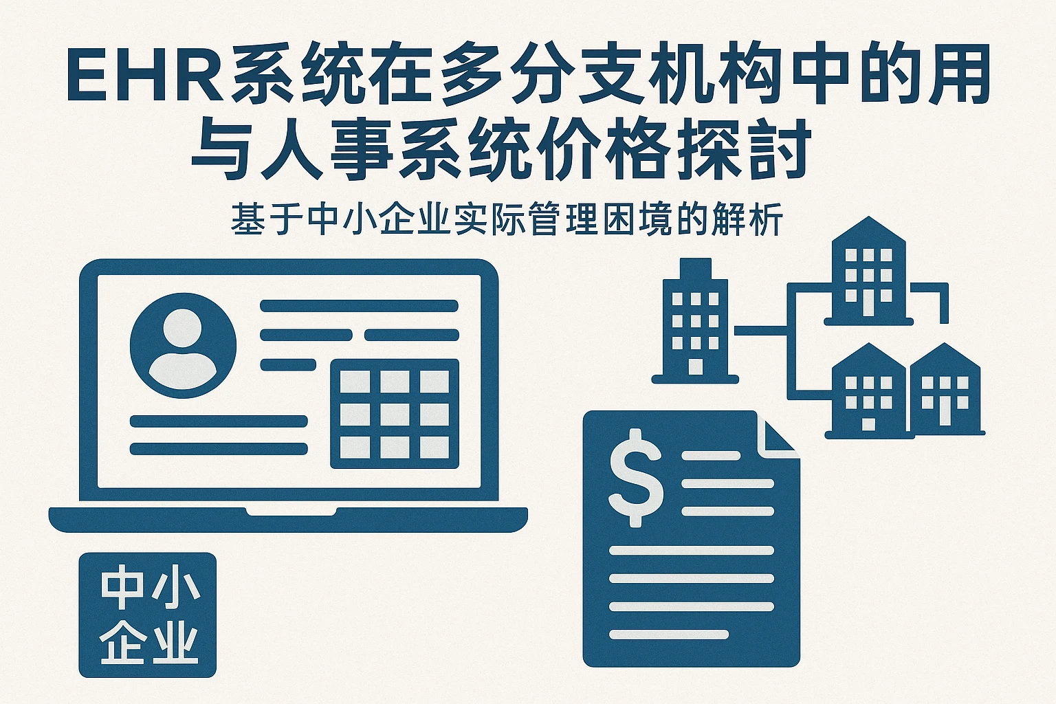 EHR系统在多分支机构中的应用与人事系统价格探讨——基于中小企业实际管理困境的解析
