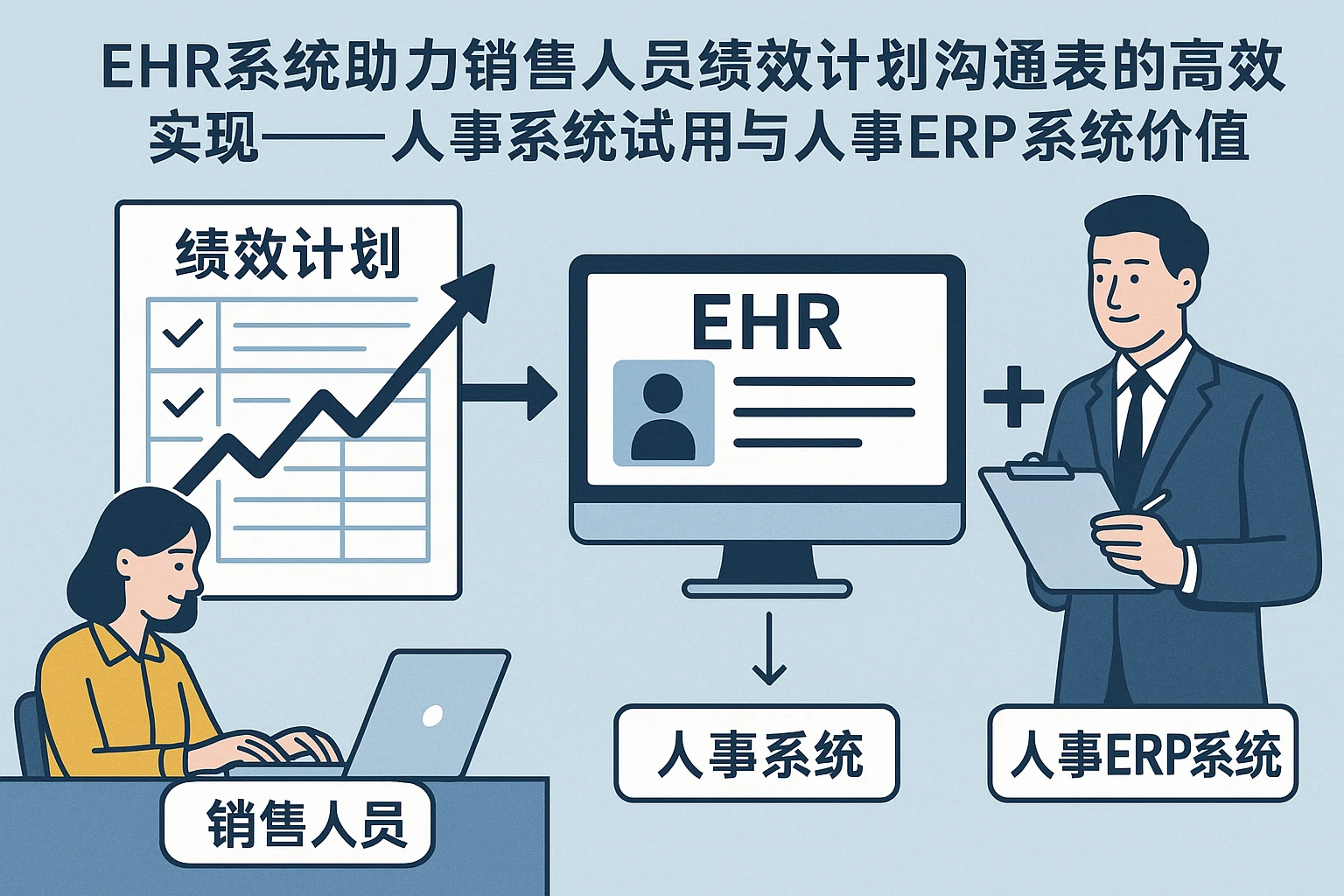 EHR系统助力销售人员绩效计划沟通表的高效实现——人事系统试用与人事ERP系统的价值
