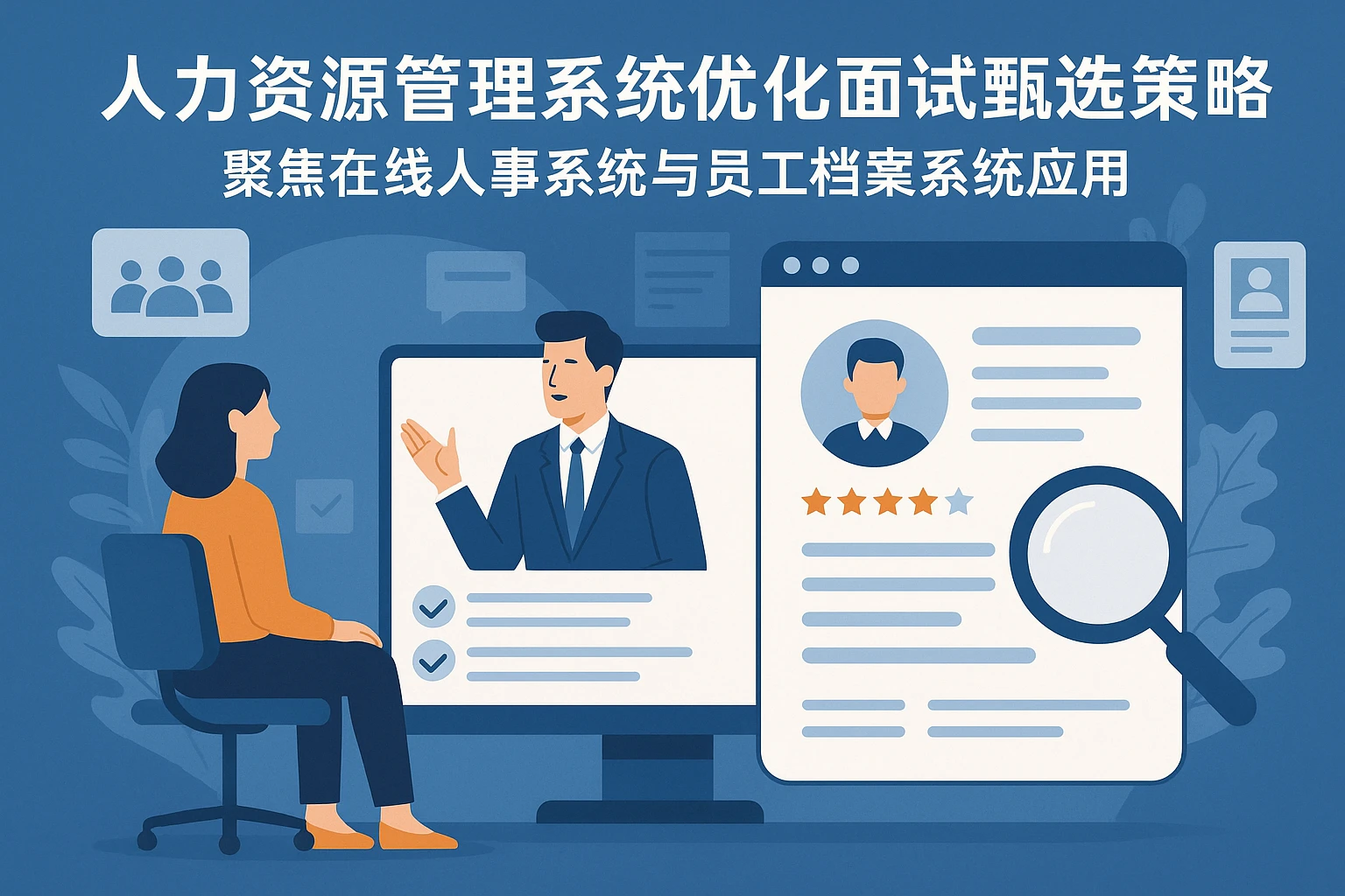 人力资源管理系统优化面试甄选的策略——聚焦在线人事系统与员工档案系统应用