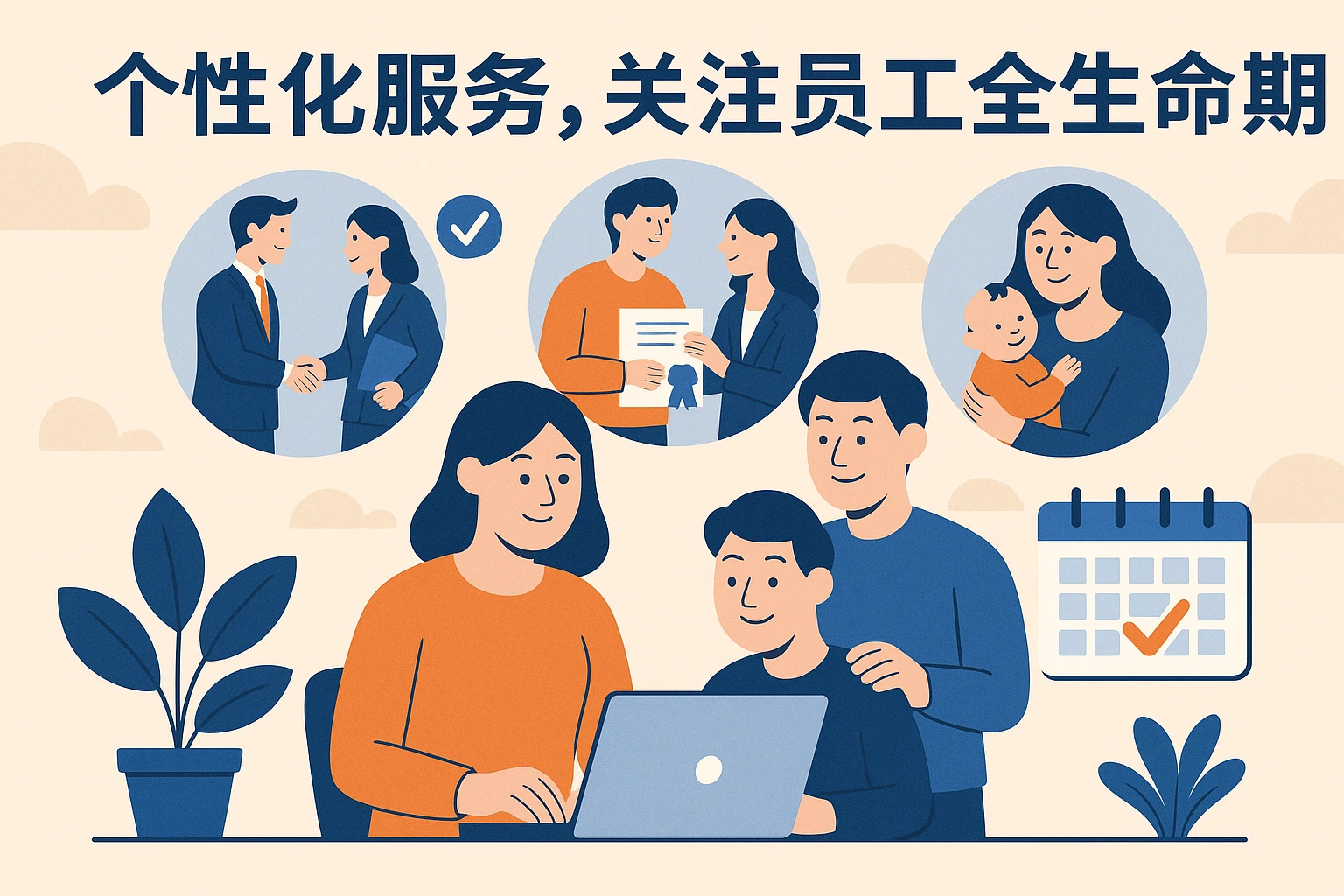 个性化服务，关注员工全生命周期
