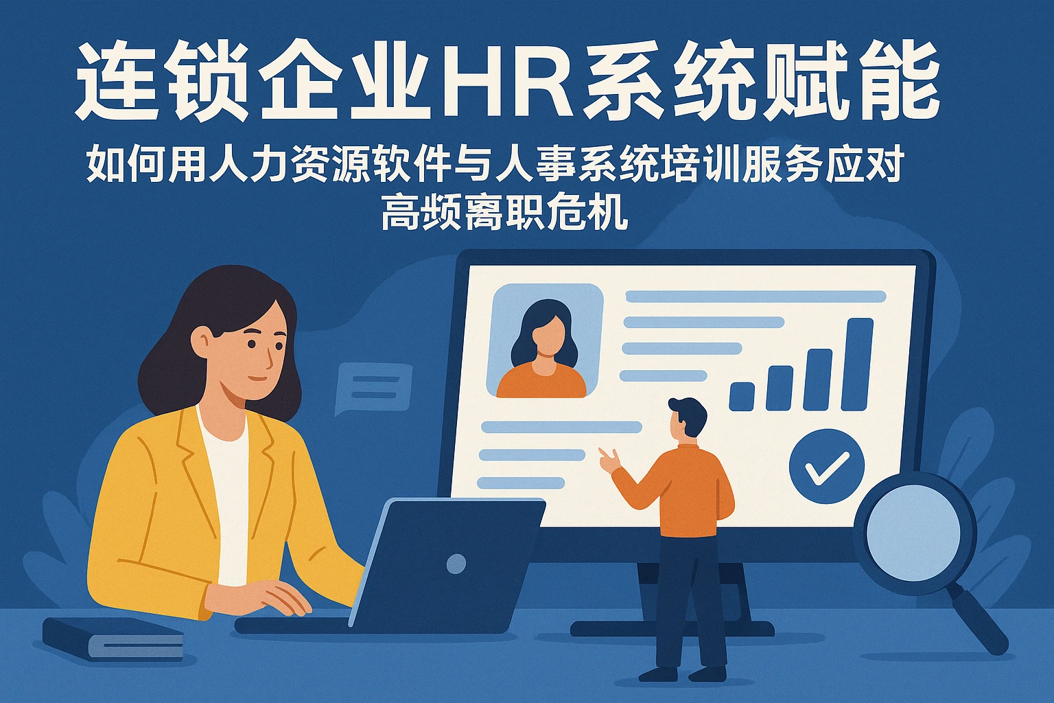 连锁企业HR系统赋能：如何用人力资源软件与人事系统培训服务应对高频离职危机