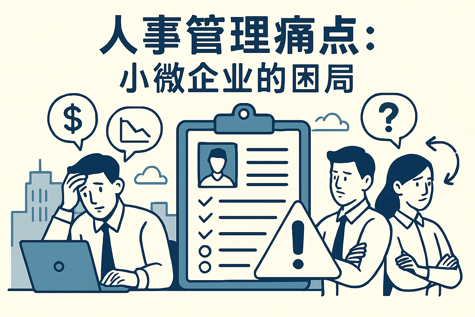 人事管理痛点:小微企业的困局