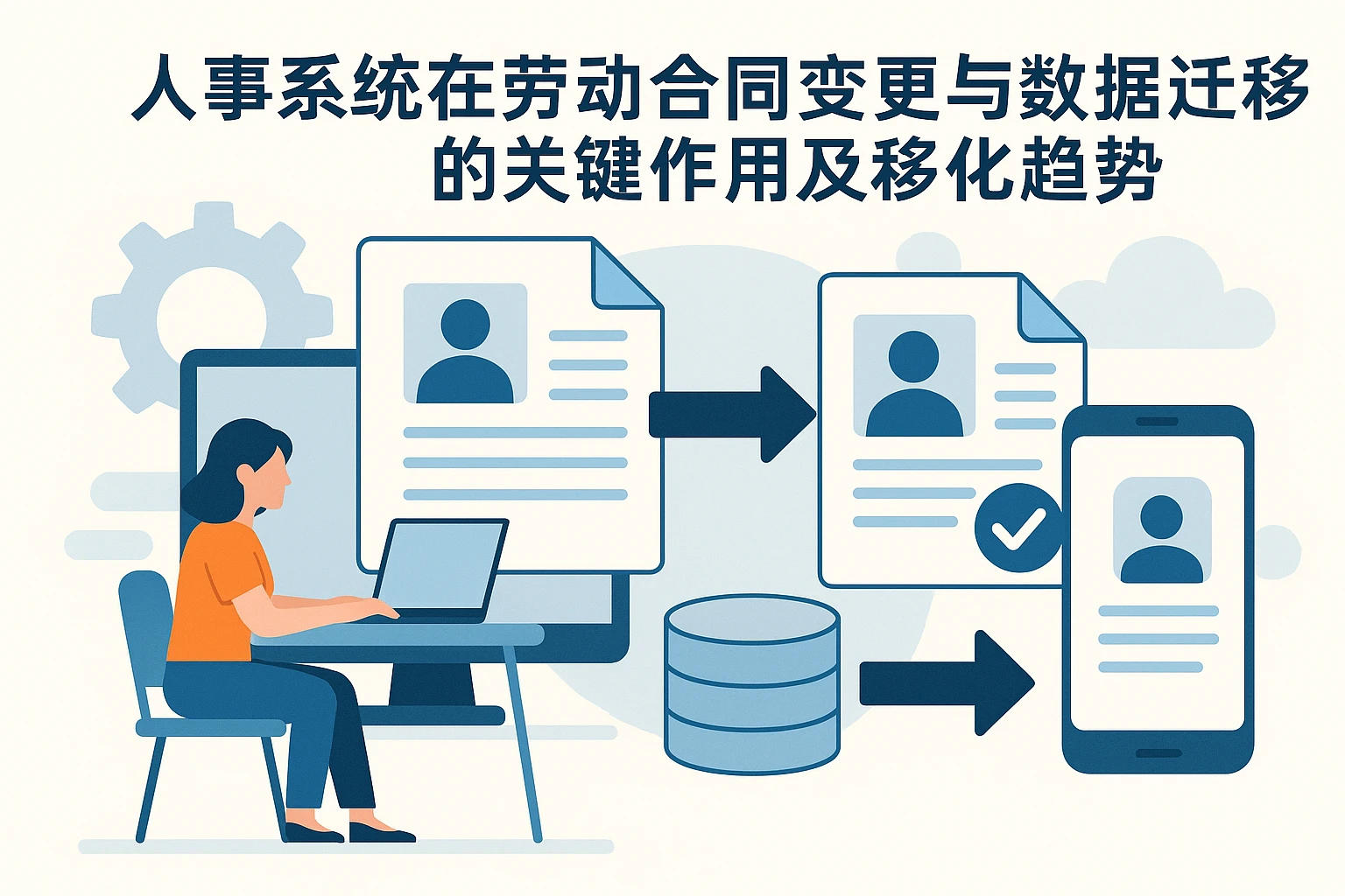 人事系统在劳动合同变更与数据迁移中的关键作用及移动化趋势