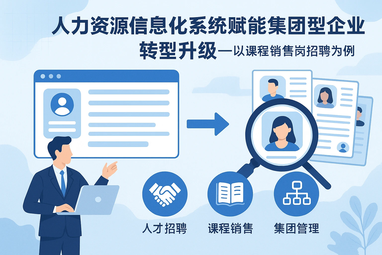 人力资源信息化系统赋能集团型企业转型升级——以课程销售岗招聘为例