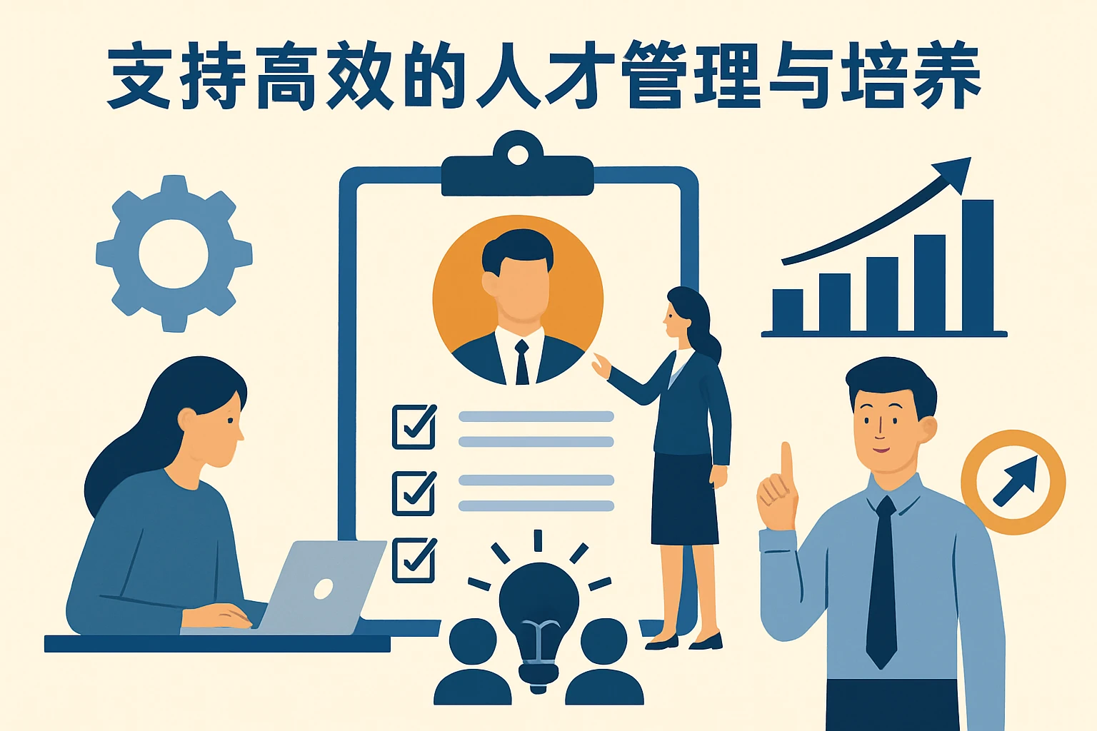 支持高效的人才管理与培养