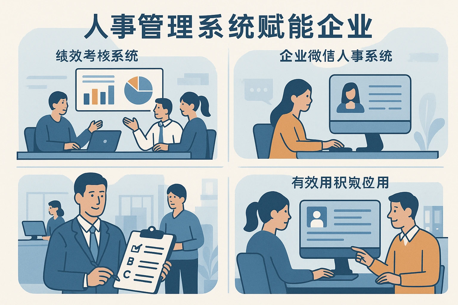 人事管理系统赋能企业：绩效考核系统与企业微信人事系统在各部门的高效应用