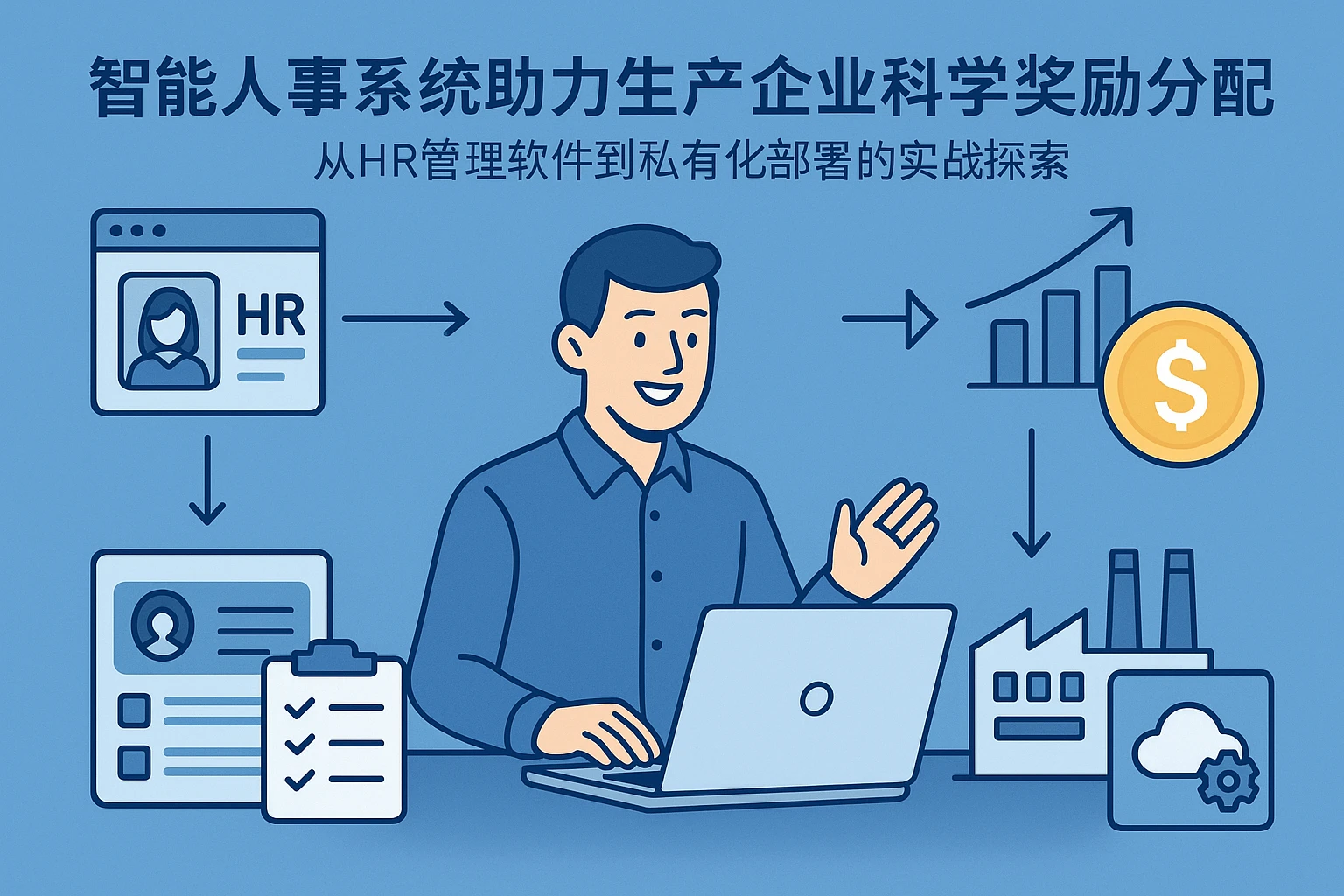 智能人事系统助力生产企业科学奖励分配——从HR管理软件到私有化部署的实战探索