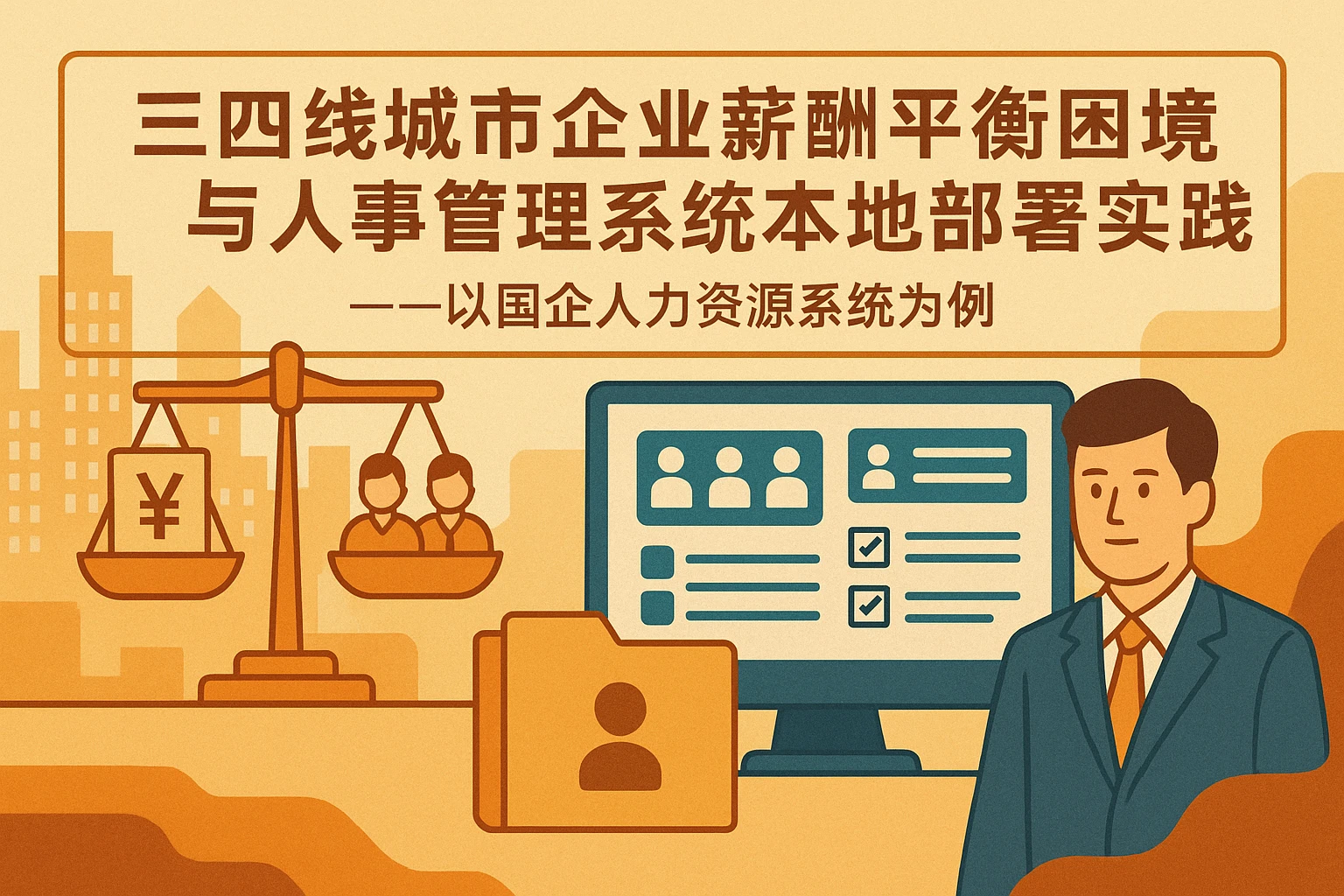三四线城市企业薪酬平衡困境与人事管理系统本地部署实践——以国企人力资源系统为例